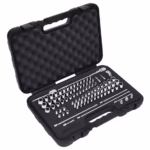 100 pc 1/4" Drive 6-Point Metric/SAE General Service Set with PRO-FI™ Organization (Red)