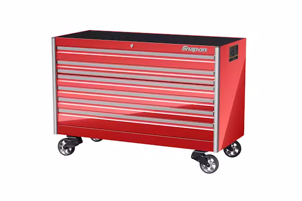 KERN681A0PBO 68" Seven-Drawer Single Bank EPIQ™ Series Roll Cab (Red) - Image 1