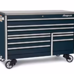 68" 10-Drawer Double-Bank EPIQ™ Series Stainless Steel Top Roll Cab with SpeeDrawer (Supersonic Blue)