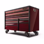 68" 10-Drawer Double-Bank EPIQ™ Series Bed LIner PowerTop™ Roll Cab with SpeeDrawer (Deep Cranberry w/Blackout Details)