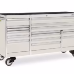 84" 16-Drawer Triple-Bank EPIQ™ Series Roll Cab (White)