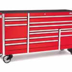84" 15-Drawer Triple-Bank EPIQ™ Series Roll Cab with PowerDrawer (Red)