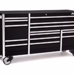 84" 15-Drawer Triple-Bank EPIQ™ Series Roll Cab with PowerDrawer (Gloss Black)