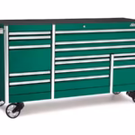 84" 15-Drawer Triple-Bank EPIQ™ Series Roll Cab with PowerDrawer (Teal)