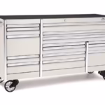 84" 15-Drawer Triple-Bank EPIQ™ Series Roll Cab with PowerDrawer (White)