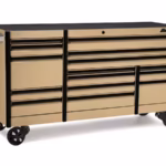 84" 15-Drawer Triple-Bank EPIQ™ Series Roll Cab with PowerDrawer (Combat Tan with Black Trim and Blackout Details)