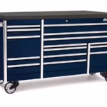 84" 15-Drawer Triple-Bank EPIQ™ Series Bed Liner Top Roll Cab with PowerDrawer (Midnight Blue)