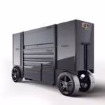 Double-Bank EPIQ™ Utility Vehicle with SpeeDrawer and PowerLocker (Storm Gray with Bed Liner Top and Fenders)