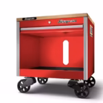 36" One-Drawer Single-Bank EPIQ™ Series Workbench with Hardwood Top (Red)