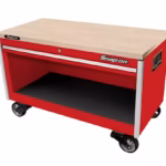 60" One-Drawer Single-Bank EPIQ™ Series Workbench with Hardwood Top (Red)