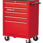 26" Five-Drawer Single Bank Heritage Series Roll Cab (Red)