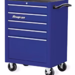 26" Five-Drawer Single Bank Heritage Series Roll Cab (Royal Blue)