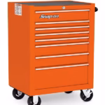 26" Eight-Drawer Single Bank Heritage Series Roll Cab (Electric Orange)