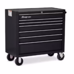 40" Seven-Drawer Single Bank Heritage Series Roll Cab (Gloss Black)