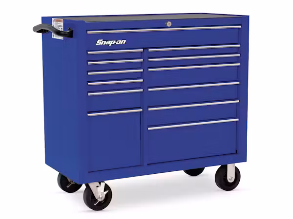KRA4813FPCM 40" 13-Drawer Double-Bank Heritage Series Roll Cab (Royal Blue) - Image 1