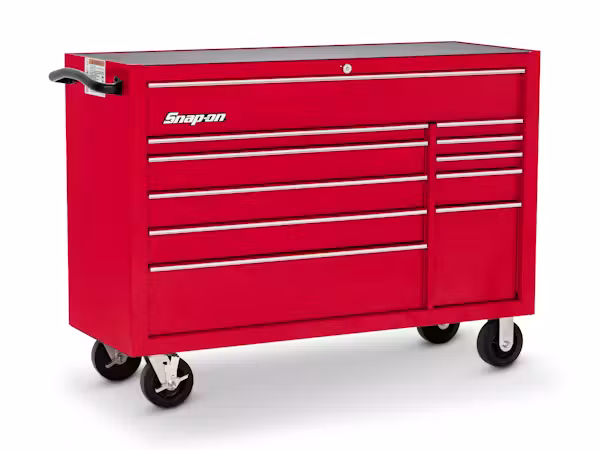 KRA5311FPBO 53" 11-Drawer Double-Bank Heritage Series Roll Cab (Red) - Image 1