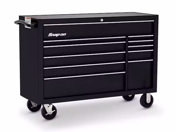 KRA5311FPC 53" 11-Drawer Double-Bank Heritage Series Roll Cab (Gloss Black) - Image 1