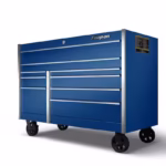 54" Nine-Drawer Double-Bank Masters Series Roll Cab (Royal Blue)